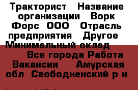 Тракторист › Название организации ­ Ворк Форс, ООО › Отрасль предприятия ­ Другое › Минимальный оклад ­ 43 000 - Все города Работа » Вакансии   . Амурская обл.,Свободненский р-н